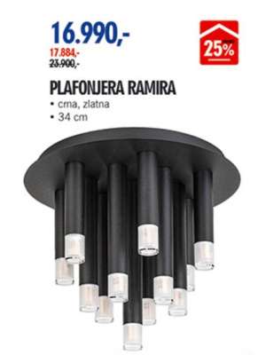 PLAFONJERA RAMIRA