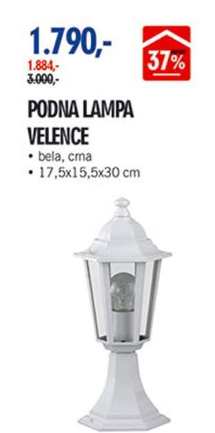 PODNA LAMPA VELENCE