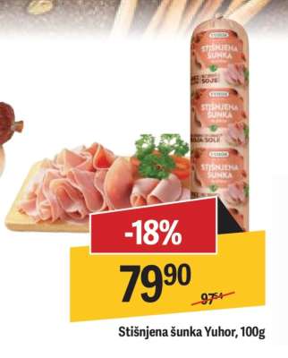 Stišnjena šunka Yuhor 100g