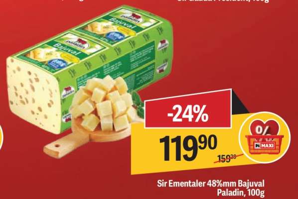 Sir Ementaler 48%mm Bajuval Paladin, 100g
