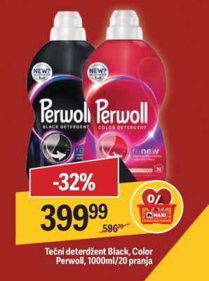 Tečni deterdžent Black, Color Perwoll, 1000ml, 20 pranja