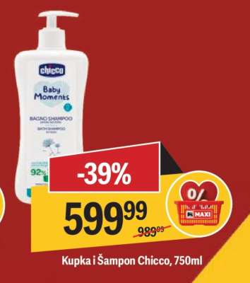 Kupka i Šampon Chicco 750ml