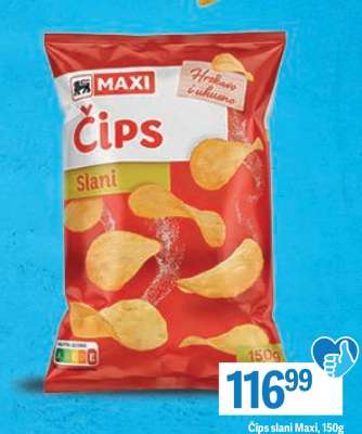 Čips slani Maxi 150g