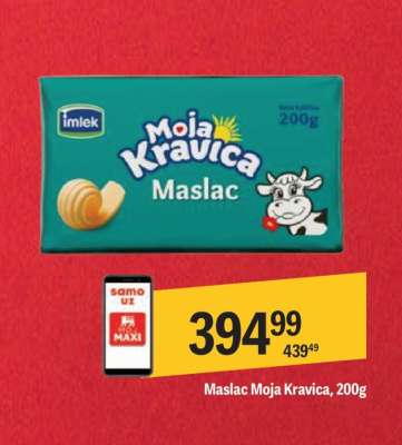 Maslac Moja Kravica 200g