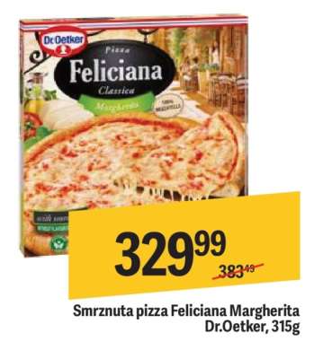 Smrznuta pizza Feliciana Margherita Dr.Oetker, 315g