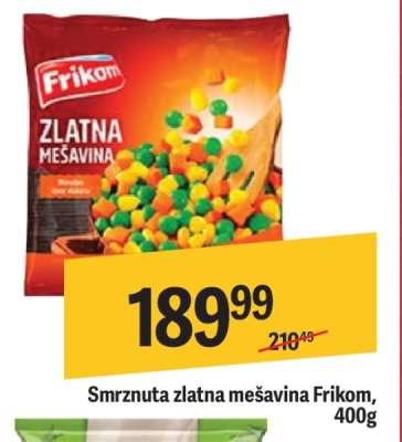 Smrznuta Zlatna mešavina Frikom 400g