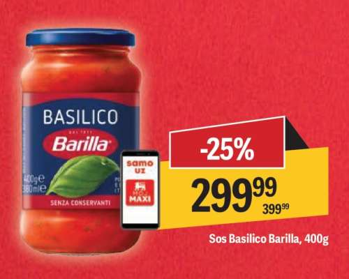 Sos basilico Barilla 400g