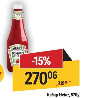 Kečap Heinz , 570g