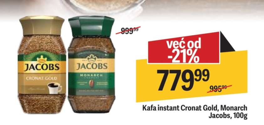 Kafa instant Cronat Gold Monarch Jacobs 100g