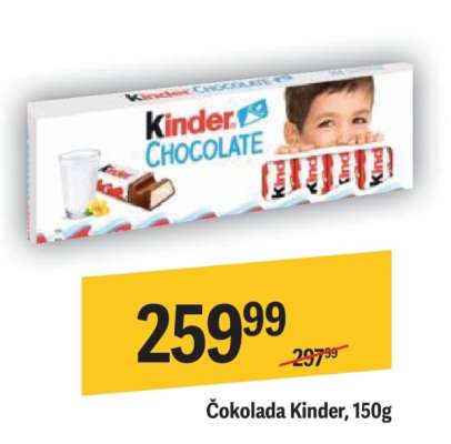 Čokolada Kinder 150g