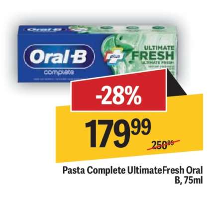 Pasta Complete UltimateFresh Oral B, 75ml