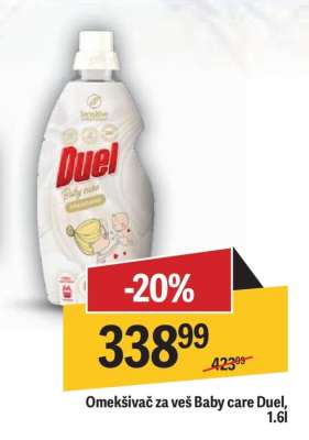 Omekšivač za veš Baby care Duel, 1.6l