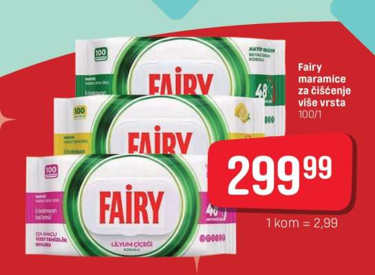 Fairy maramice za čišćenje