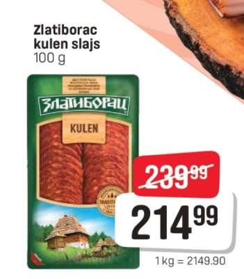 Zlatiborac kulen slajs