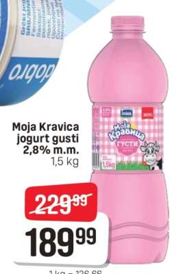 Moja Kravica jogurt gusti 2,8% m.m.