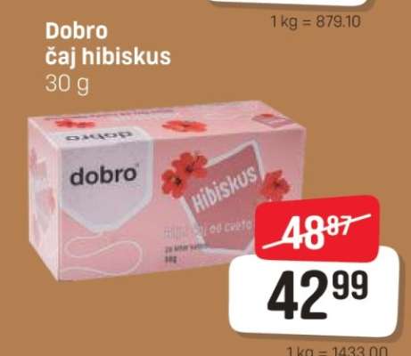 Dobro čaj hibiskus