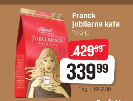 Franck jubilarna kafa