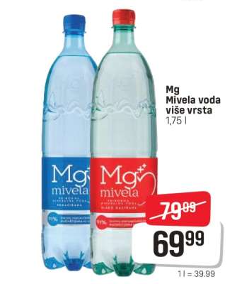 Mg Mivela voda više vrsta