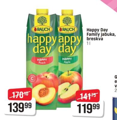 Happy Day Family jabuka, breskva