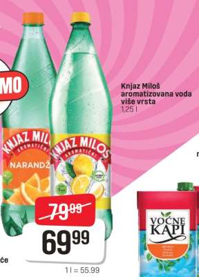 Knjaz Miloš aromatizovana voda