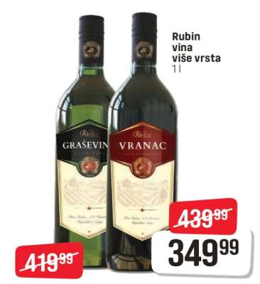 Rubin vina više vrsta