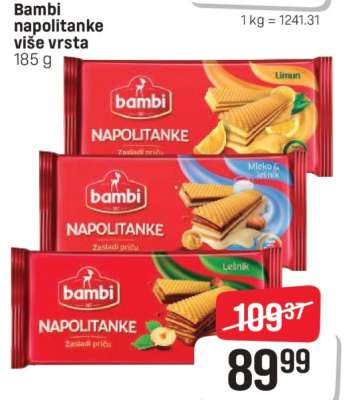 Bambi napolitanke više vrsta