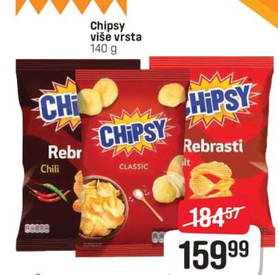 Chipsy više vrsta