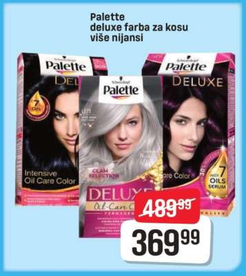 Palette deluxe farba za kosu
