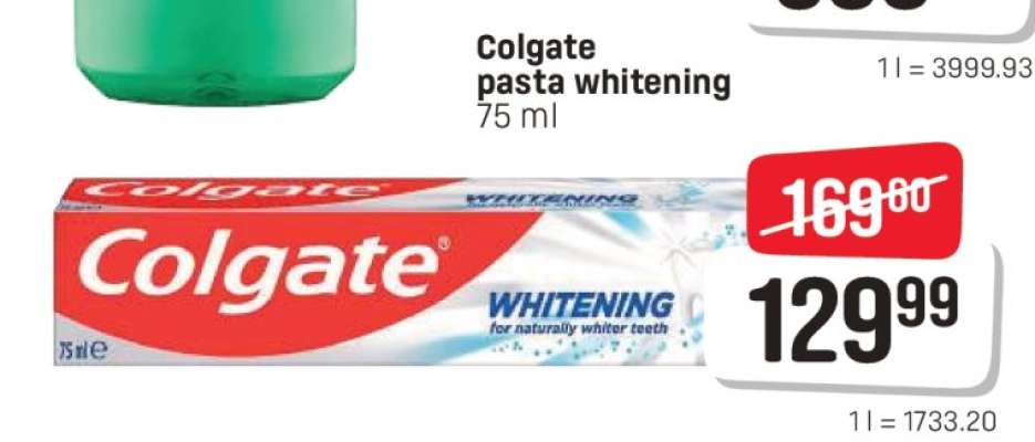 Colgate pasta whitening