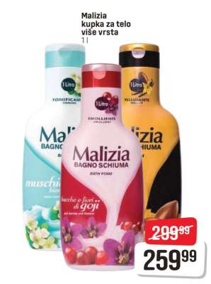 Malizia kupka za telo