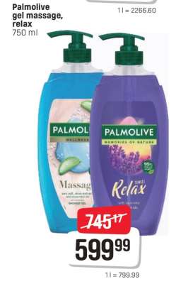 Palmolive gel massage, relax