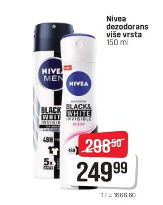 Nivea dezodorans više vrsta