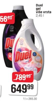 Duel gel više vrsta