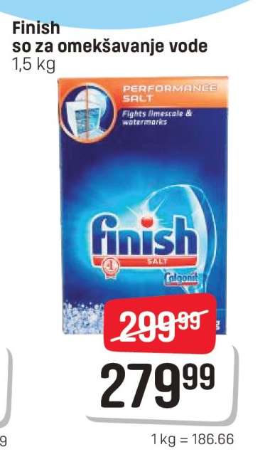 Finish so za omekšavanje vode