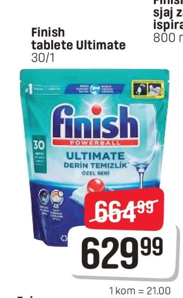 Finish tablete Ultimate