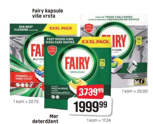 Fairy kapsule više vrsta