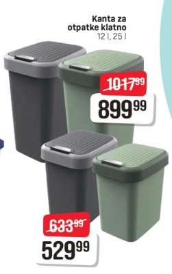 Kanta za otpatke klatno