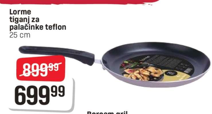 Lorme tiganj za palačinke teflon