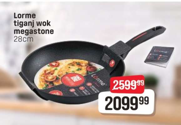 Lorme tiganj wok megastone 28cm