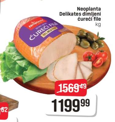 Neoplanta Delikates dimljeni ćureći file