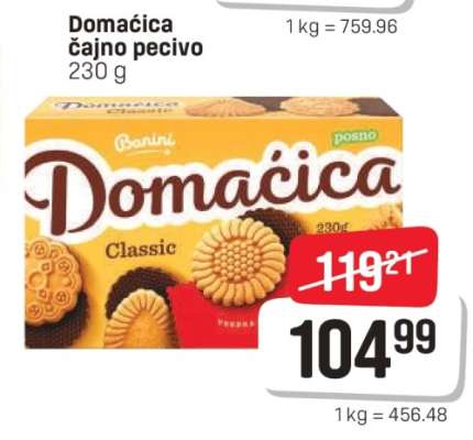 Domaćica čajno pecivo