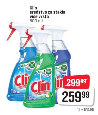 Clin sredstvo za stakla