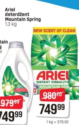 Ariel deterdžent Mountain Spring 1,3 kg
