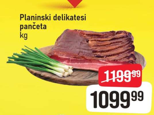 Planinski delikatesi pančeta