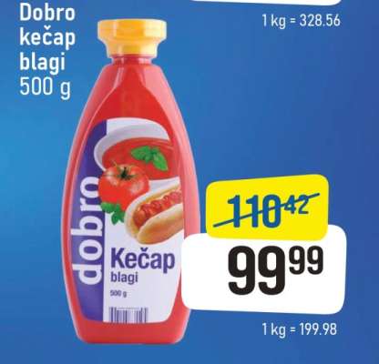Dobro kečap blagi 500 g