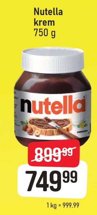 Nutella krem 750 g