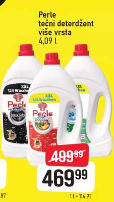 Perle tečni deterdžent više vrsta