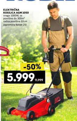 ELEKTRIČNA KOSILICA AGM 1050