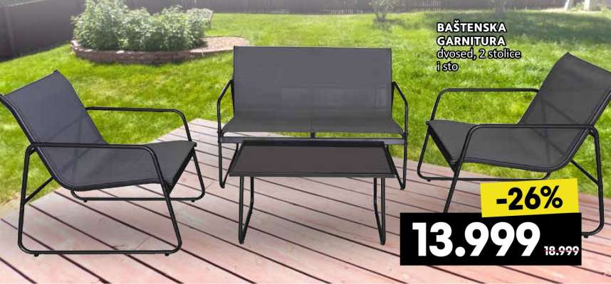 BAŠTENSKA GARNITURA