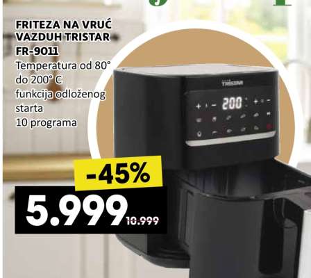 FRITEZA NA VRUĆ VAZDUH TRISTAR FR-9011